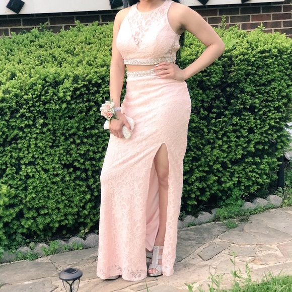 2 Piece Prom Dress - Picture 1 of 7